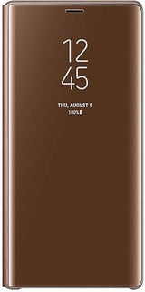 Оригинален Активен Калъф за Samsung Note 9 Clear View Cover Book Case EF-ZN960CAEGWW, Кафяв