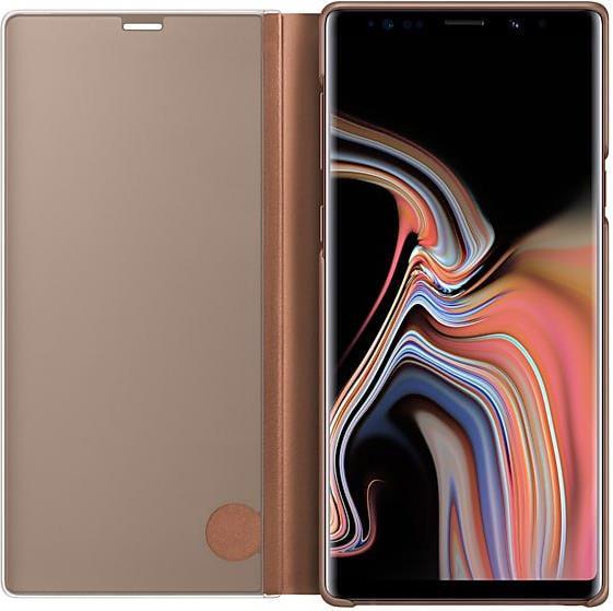 Оригинален Активен Калъф за Samsung Note 9 Clear View Cover Book Case EF-ZN960CAEGWW, Кафяв (3)