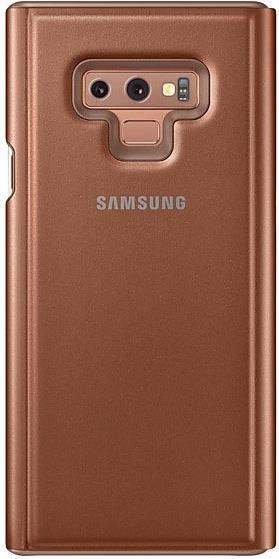 Оригинален Активен Калъф за Samsung Note 9 Clear View Cover Book Case EF-ZN960CAEGWW, Кафяв (4)