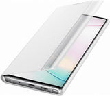 Оригинален Активен Калъф за Samsung Note 10 Clear View Cover Book Case Ef-Zn970cwe, Бял (2)