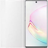Оригинален Активен Калъф за Samsung Note 10 Clear View Cover Book Case Ef-Zn970cwe, Бял (3)