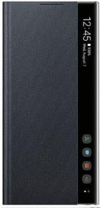 Оригинален Активен Калъф за Samsung Note 10 Clear View Cover Book Case Ef-Zn970cbe, Черен