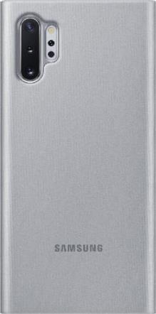 Оригинален Активен Калъф за Samsung Note 10 Plus Clear View Cover Book Case Ef-Zn975cse, Сребрист (4)