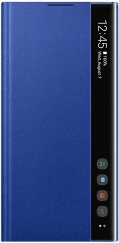 Оригинален Активен Калъф за Samsung Note 10 Plus Clear View Cover Book Case Ef-Zn975cle, Син