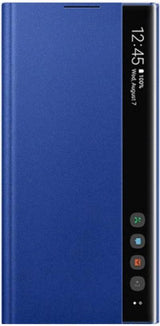 Оригинален Активен Калъф за Samsung Note 10 Plus Clear View Cover Book Case Ef-Zn975cle, Син