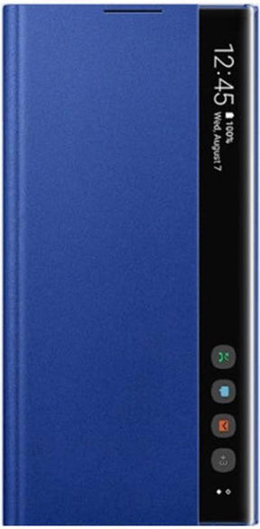 Оригинален Активен Калъф за Samsung Note 10 Plus Clear View Cover Book Case Ef-Zn975cle, Син