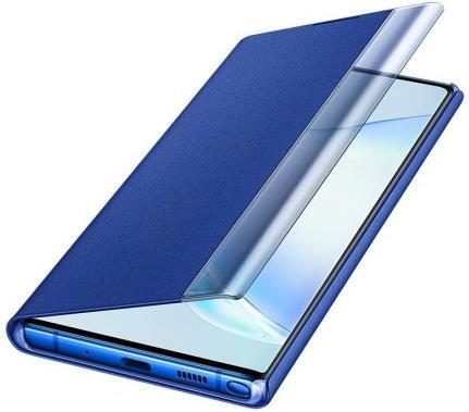 Оригинален Активен Калъф за Samsung Note 10 Plus Clear View Cover Book Case Ef-Zn975cle, Син (2)