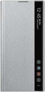 Оригинален Активен Калъф за Samsung Note 10 Plus Clear View Cover Book Case Ef-Zn975cse, Сребрист