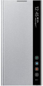 Оригинален Активен Калъф за Samsung Note 10 Clear View Cover Book Case Ef-Zn970cse, Сребрист