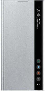 Оригинален Активен Калъф за Samsung Note 10 Clear View Cover Book Case Ef-Zn970cse, Сребрист