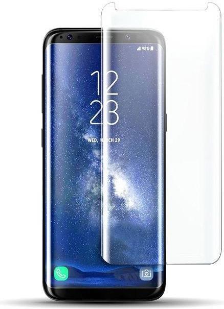 Извит Стъклен Протектор за Samsung S8 Plus, Blue Star 3D (CF) Glass, Прозрачен