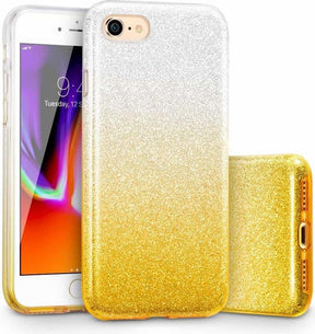 Блестящ Силиконов Калъф за Nokia 6, Forcell Shining Case, Златист