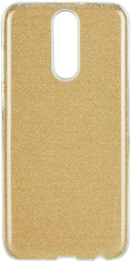 Блестящ Силиконов Калъф за Nokia 7.1, Forcell Shining Case, Златист