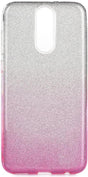 Блестящ Силиконов Калъф за Nokia 6, Forcell Shining Case, Сребро/Розов