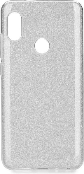 Блестящ Силиконов Калъф за Xiaomi Redmi Note 7, Forcell Shining Case, Сребрист