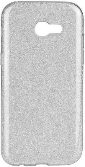 Блестящ Силиконов Калъф за Samsung A5 2016, Forcell Shining Case, Сребрист
