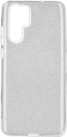 Блестящ Силиконов Калъф за Huawei P30 Pro, Forcell Shining Case, Сребрист