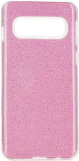 Блестящ Силиконов Калъф за Samsung S10 Plus, Forcell Shining Case, Розов