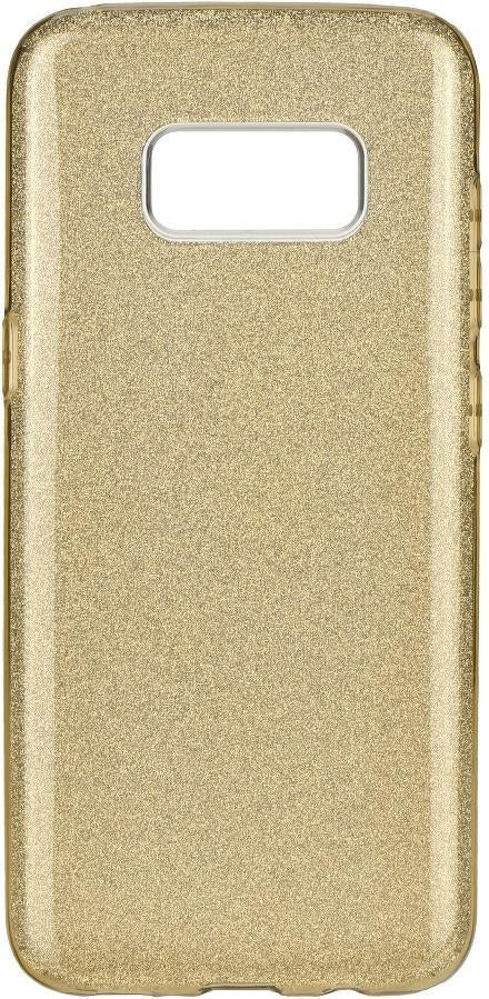 Блестящ Силиконов Калъф за Samsung S10 Plus, Forcell Shining Case, Златист (2)