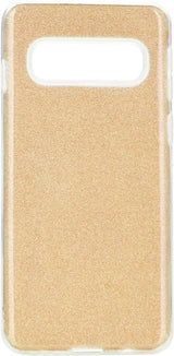 Блестящ Силиконов Калъф за Samsung S10 Plus, Forcell Shining Case, Златист