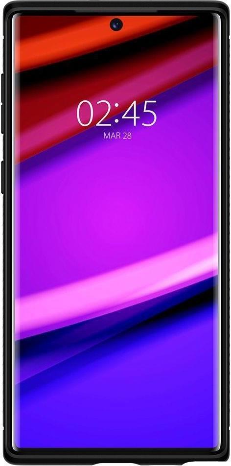 Противоударен Силиконов Калъф за Samsung Note 10, Spigen Rugged Armor Case, Черен (3)