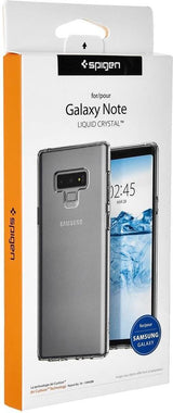 Противоударен Силиконов Калъф за Samsung Note 10, Spigen Liquid Crystal Case, Прозрачен (9)