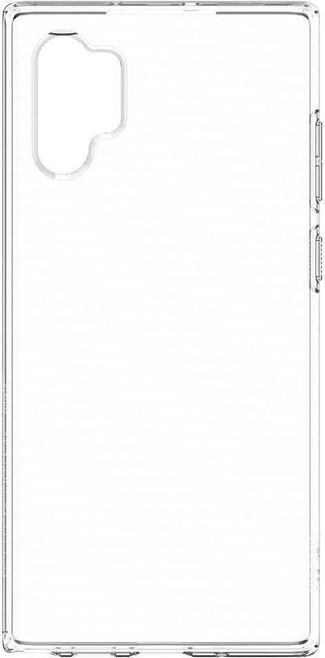 Противоударен Силиконов Калъф за Samsung Note 10 Plus, Spigen Liquid Crystal Case, Прозрачен (4)