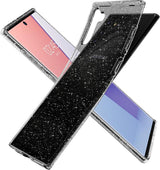 Противоударен Блестящ Калъф за Samsung Note 10, Spigen Liquid Crystal Glitter Quartz Case, Прозрачен (6)