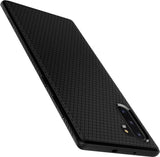 Противоударен Силиконов Калъф за Samsung Note 10, Spigen Liquid Air Case, Черен (6)