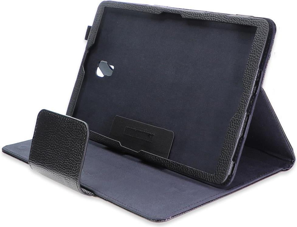 Противоударен Кожен Калъф за Samsung Tab A 10.5, 4Smarts DailyBiz 2 Book Case, Черен