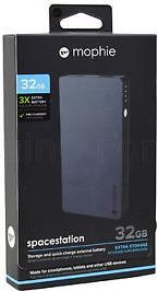 Външна Батерия и Памет за iPhone, Mophie Power Bank 6000mAh & Memory 32GB, Черен (5)