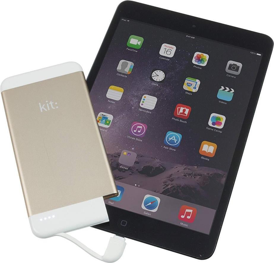 Външна Батерия за iPhone и iPad, KIT Power Bank Lightning 4100mAh, Златист (4)