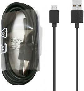 Оригинален micro-USB Кабел за Sony 1m EC803, Черен (Bulk)