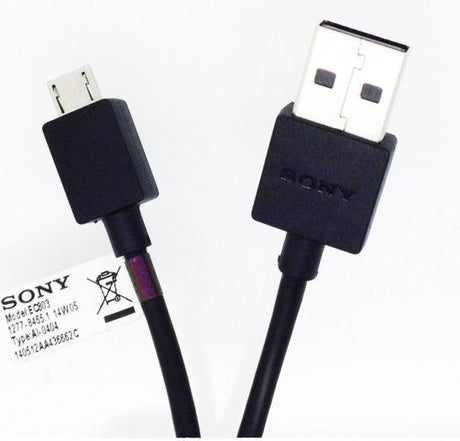 Оригинален micro-USB Кабел за Sony 1m EC803, Черен (Bulk) (2)