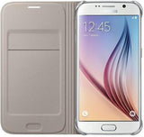 Оригинален Активен Калъф за Samsung S6 Book Case Ef-Wg920PFE, Златист