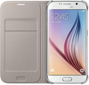 Оригинален Активен Калъф за Samsung S6 Book Case Ef-Wg920PFE, Златист