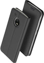 Кожен Калъф за Moto G5, Dux Ducis Skin Pro Book Case, Тъмно Сив