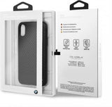 Луксозен Кожен Калъф за iPhone XS Max, BMW Leather Dot Case, Черен (6)