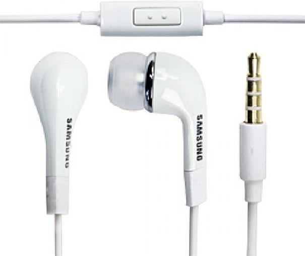 Оригинални Слушалки за Samsung Handsfree EHS64AVFWE, Бял (Bulk)