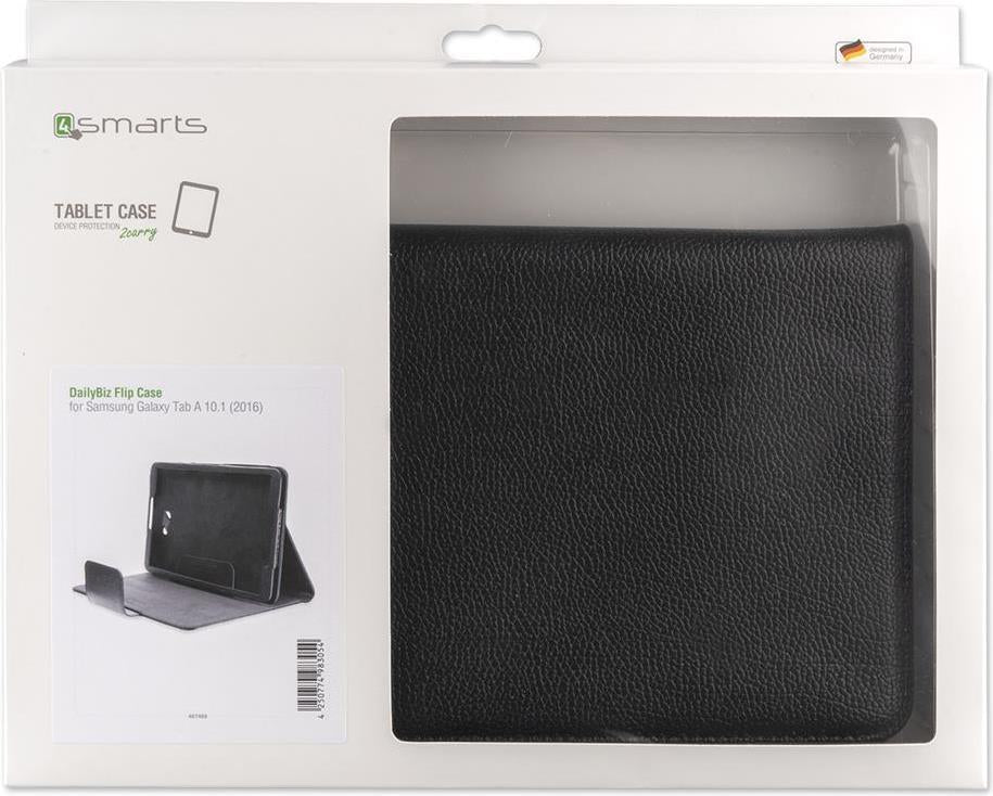 Защитен Калъф за Samsung Tab A 10.1 2016, 4Smarts DailyBiz Book Case, Черен (6)