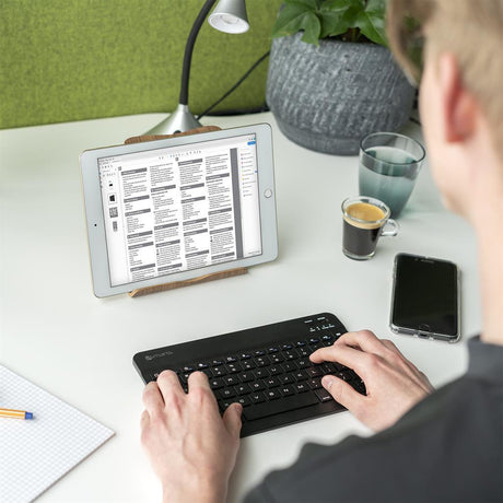 Безжична Клавиатура за iPad и Таблет, 4Smarts Keyboard Bluetooth DailyBiz, Черен (2)