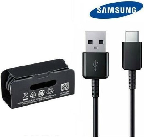 Оригинален USB-C Кабел за Samsung c Бързо Зареждане 1.5m EP-DG970BBE, Черен (Bulk) (3)