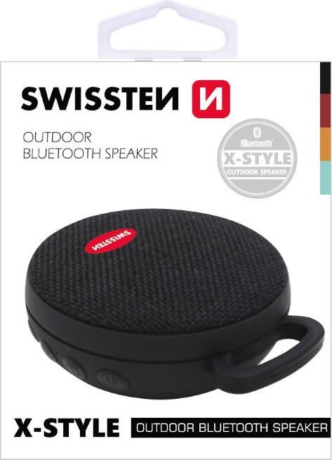 Безжична Колона Удароустойчива, Swissten Outdoor Speaker Bluetooth X-Style, Черен (3)