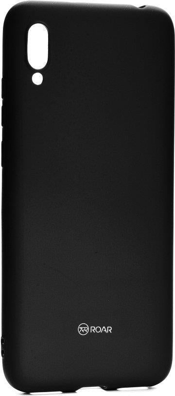 Силиконов Калъф за Huawei Y6 2019, Roar Color Case, Черен