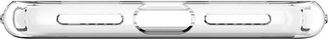 Противоударен Силиконов Калъф за iPhone XS Max, Spigen Liquid Crystal Case, Прозрачен (7)