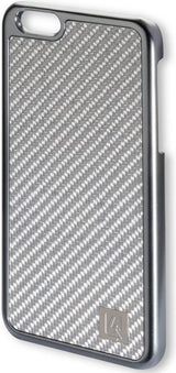 Карбонов Калъф за iPhone 6/6s, 4Smarts Modena Case, Сребрист