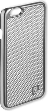 Карбонов Калъф за iPhone 6/6s, 4Smarts Modena Case, Сребрист (2)