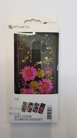 Силиконов Калъф с Цветя за iPhone XR, 4Smarts Glamour Bouquet Case, Розов (4)