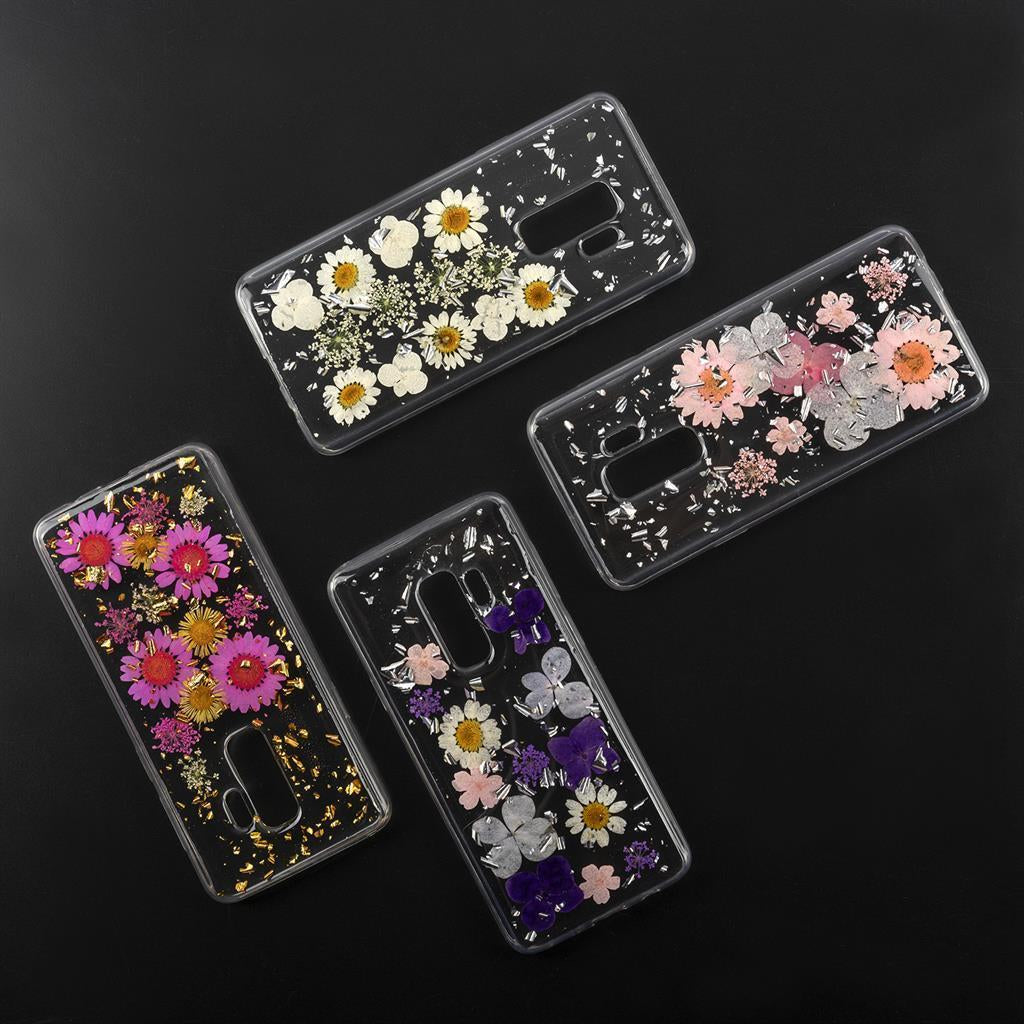 Силиконов Калъф с Цветя за Samsung S9 Plus, 4Smarts Glamour Bouquet Case, Розов (3)