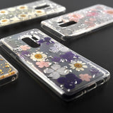 Силиконов Калъф с Цветя за Samsung S9 Plus, 4Smarts Glamour Bouquet Case, Сребро/Бял (2)